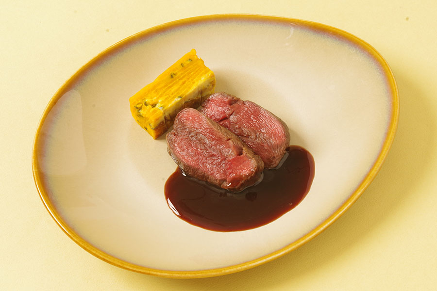 鹿肉のロースト
